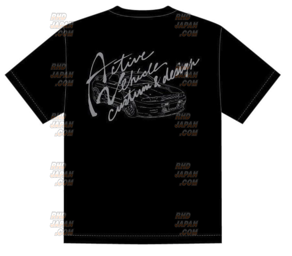 Garage Active BNR32 Active Vehicle Custom & Design T-Shirt Black - XL Size    